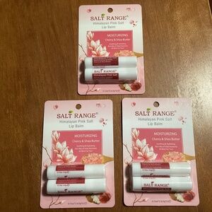 Salt Range Himalayan Pink Salt Lip Balm Moisturizing Cherry & Shea Butter
